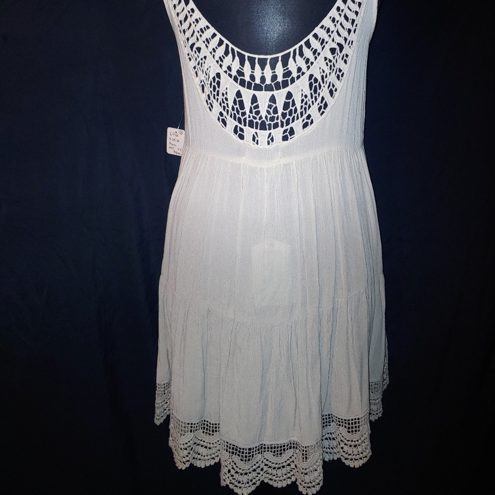 Pull & Bear Crochet Ombre Tank Dress